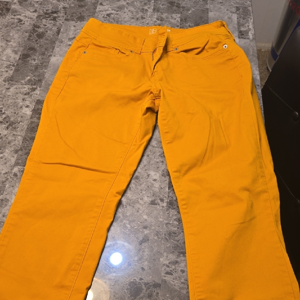 Bright Yellow Pants